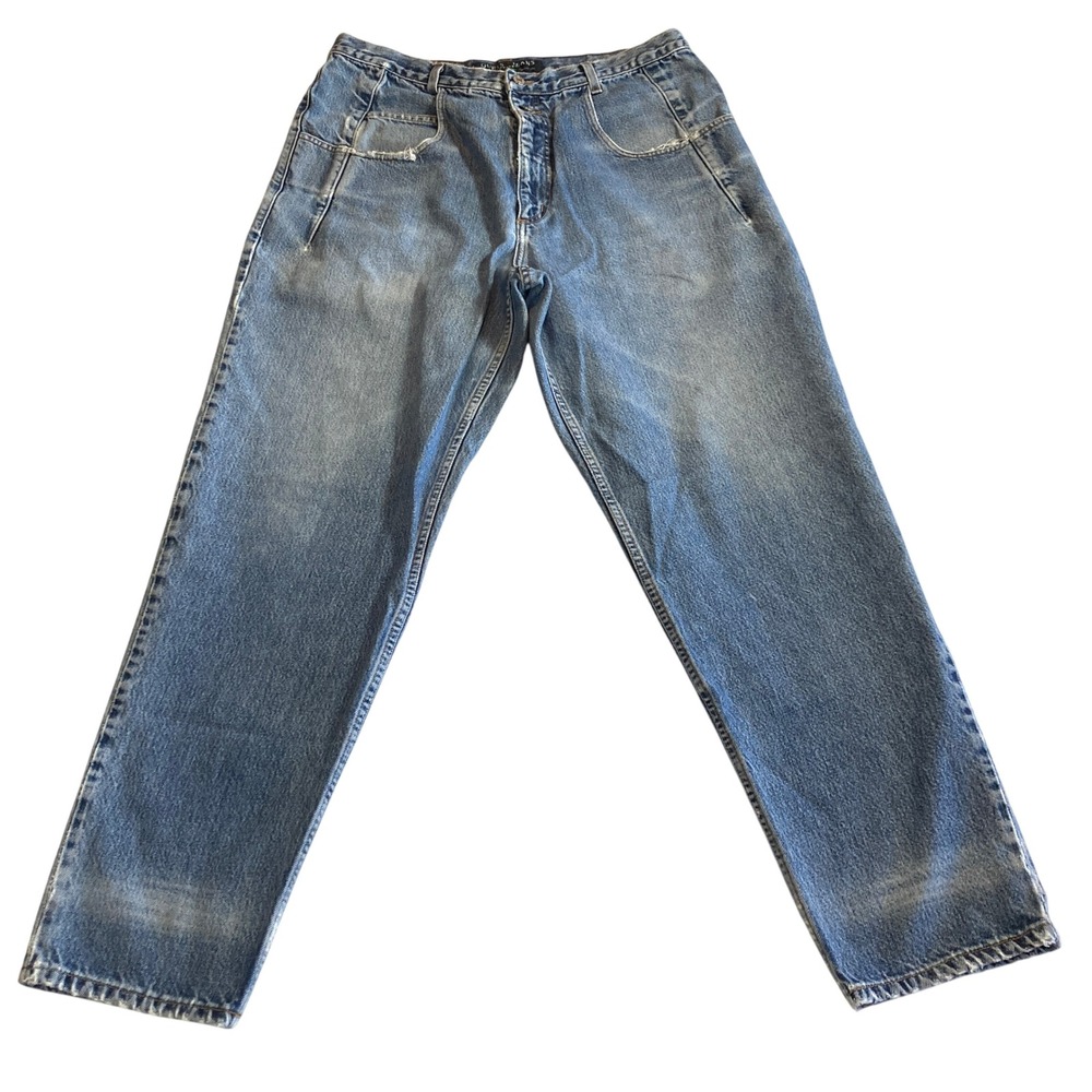 Vintage Guess Jeans Mens 38x32 (Fits 36x31) Pascal Loose Fit‎ Tapered USA 90s